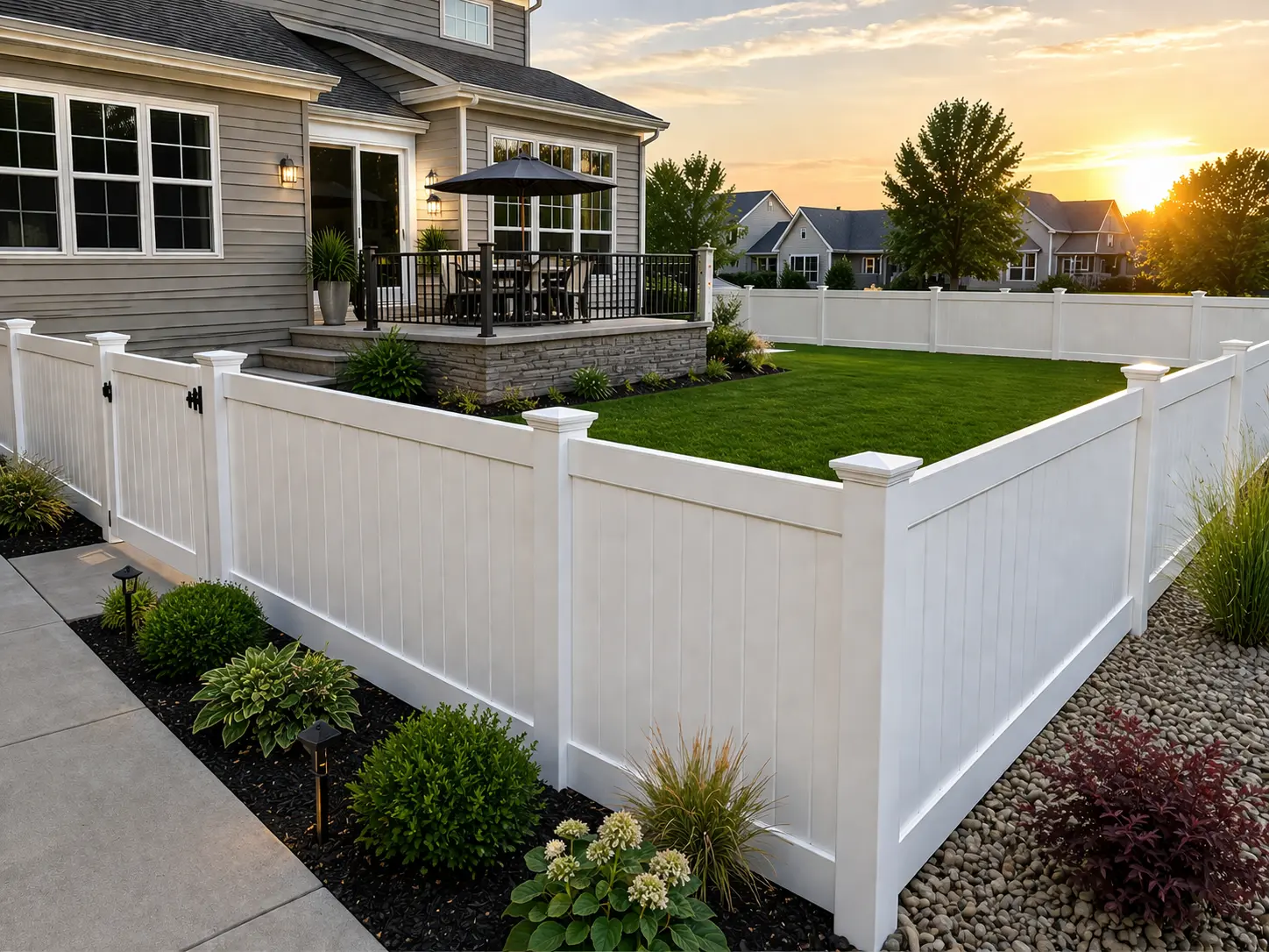 vinyl fence